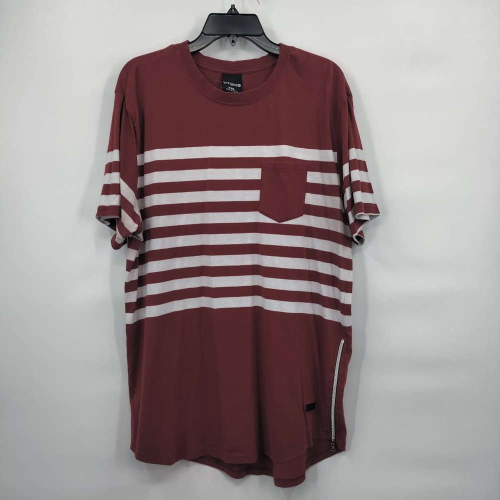WT02 Stripe T-Shirt Men's Red XXL